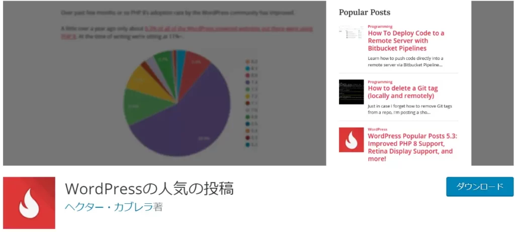 WordPress.org-日本語-プラグイン-WordPress Popular Posts